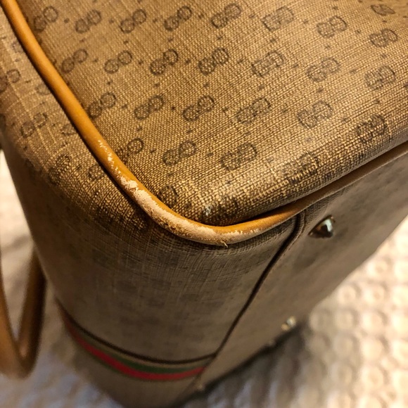 ‼️SOLD‼️ 🍒 Authentic Big Gucci Boston Bag 🍒 - Picture 12 of 16